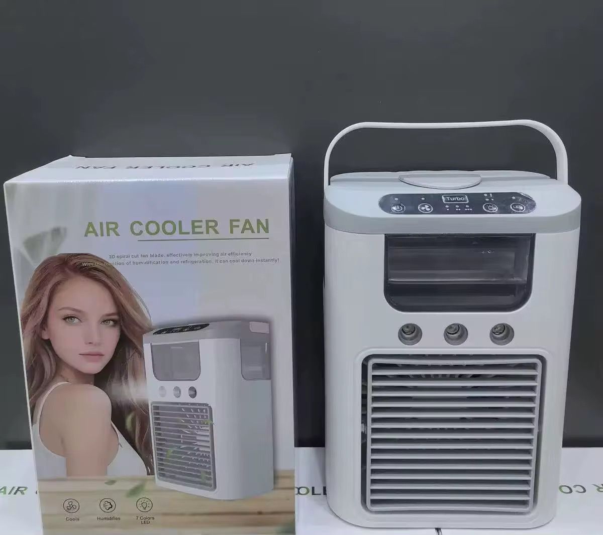 Mini Climatiseur Portable 3-en-1 – Rafraîchissez, Humidifiez et Respirez Mieux