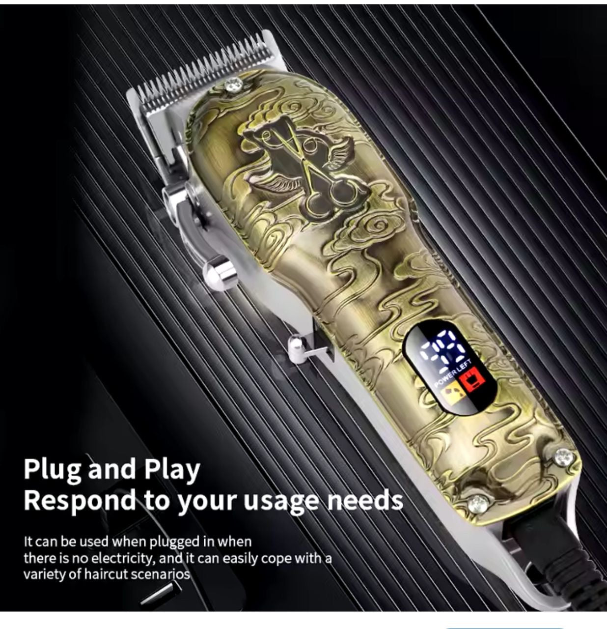 Tondeuse professionnelle électrique rechargeable