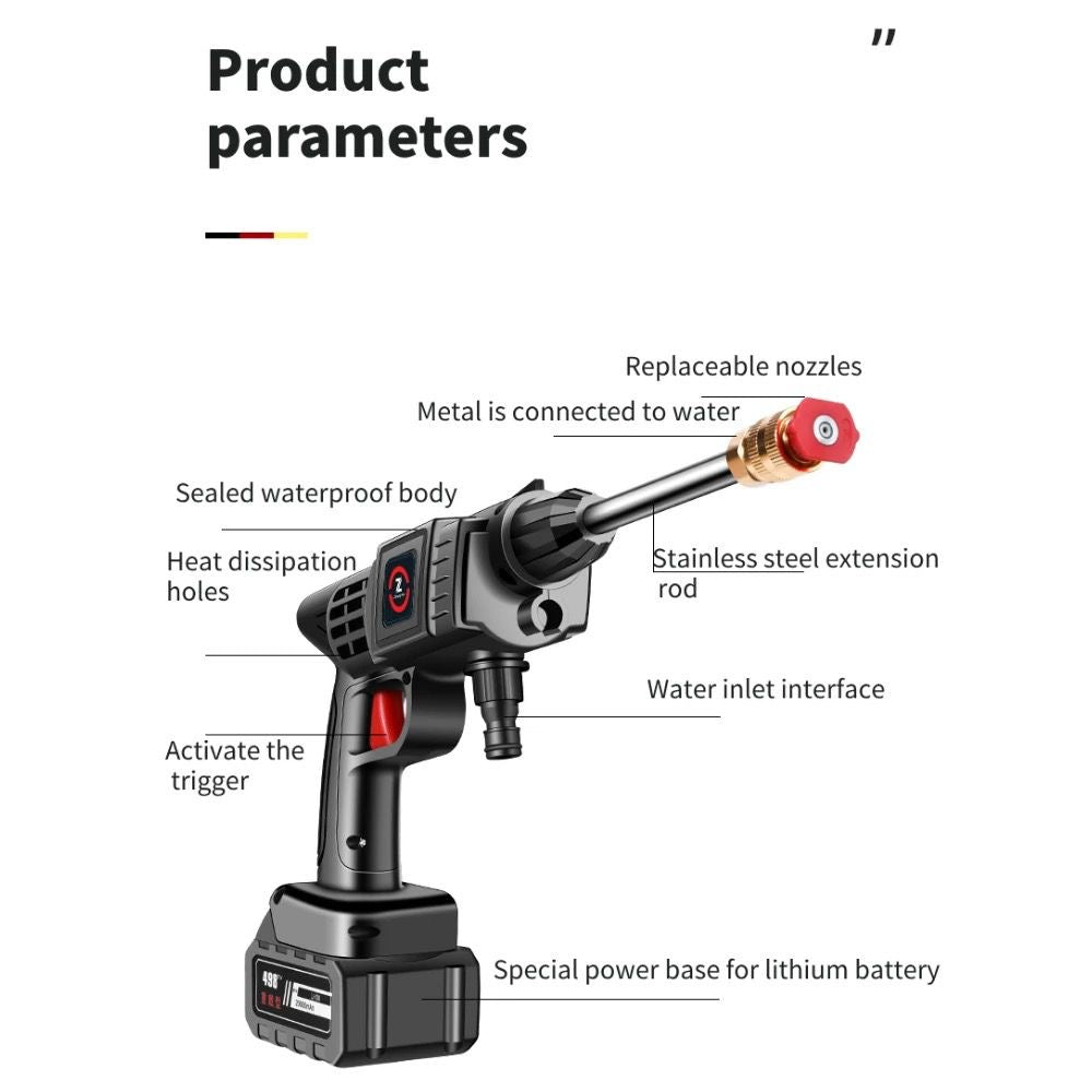 Pistolet lavage haute pression