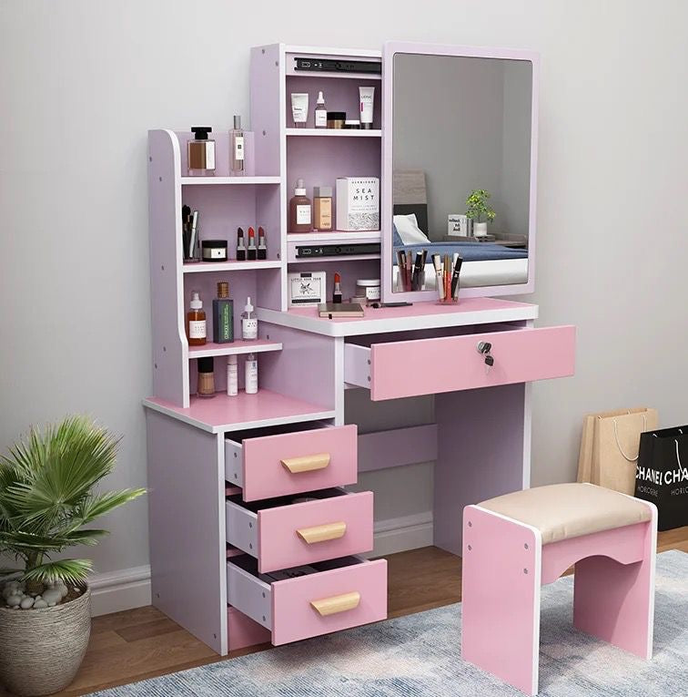 Coiffeuse moderne avec miroir mobile