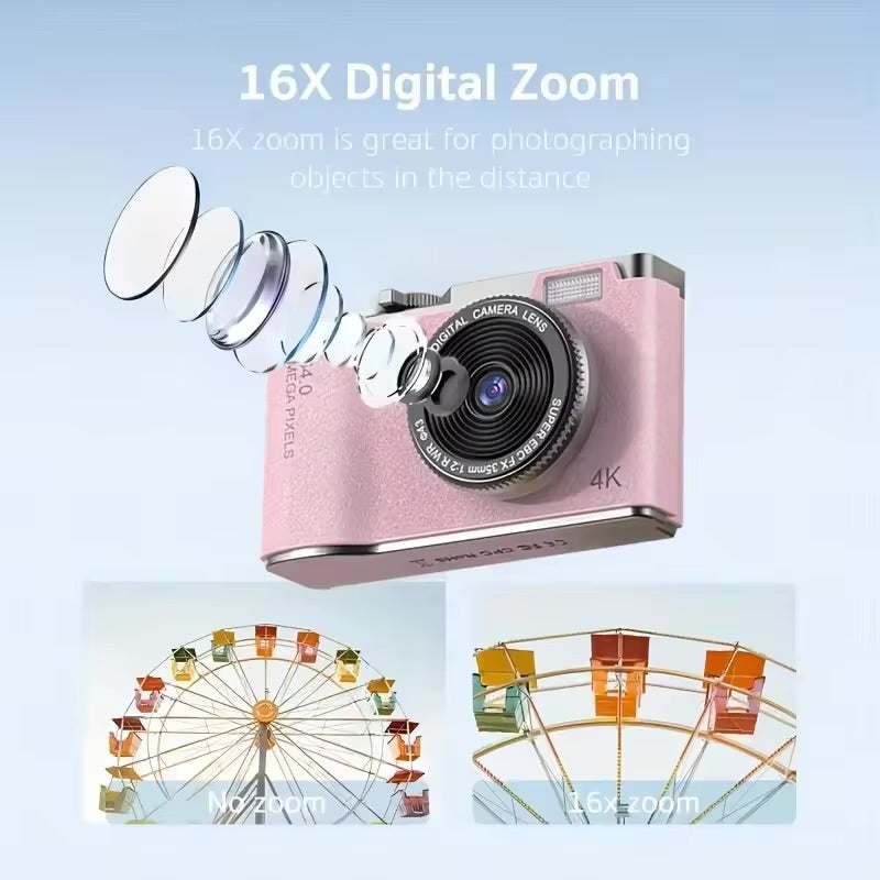 Appareil photo numérique pour enfants 4k