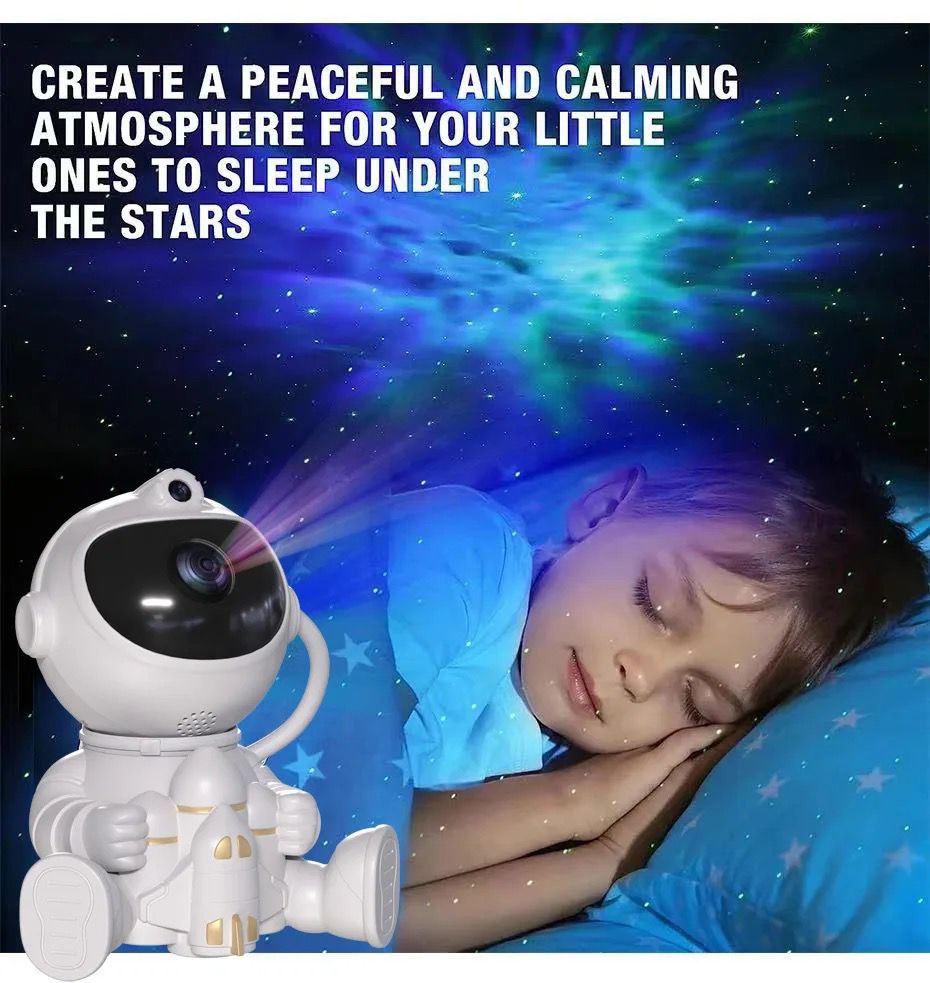 Lampe projecteur moonlight robot