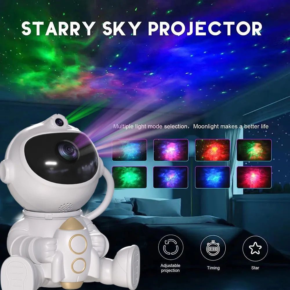 Lampe projecteur moonlight robot