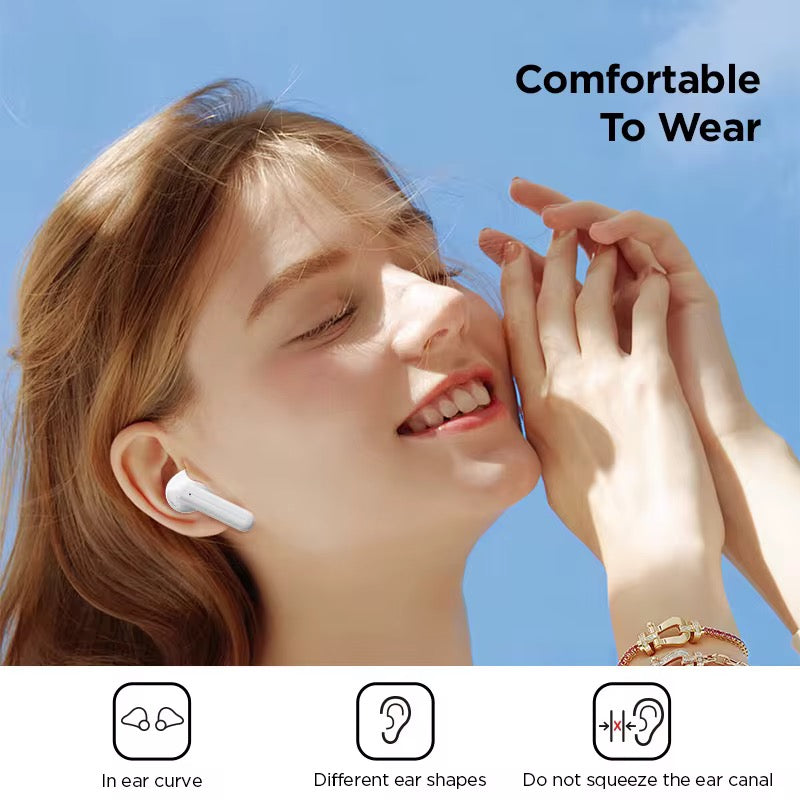 nouveau H19 TWS BT 5.3 sans fil BT musique écouteurs avec lanière Silicone housse de protection casque