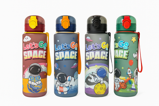 Gourde Enfant “Let’s Go to Space” – Bouteille Isotherme 1000 ml avec Design Astronaute