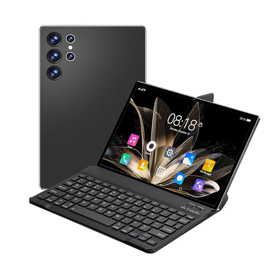 Tablette PC 10,1 pouces, 16 Go de mémoire, 512Go de stockage, cadeau idéal, ensemble clavier/étui