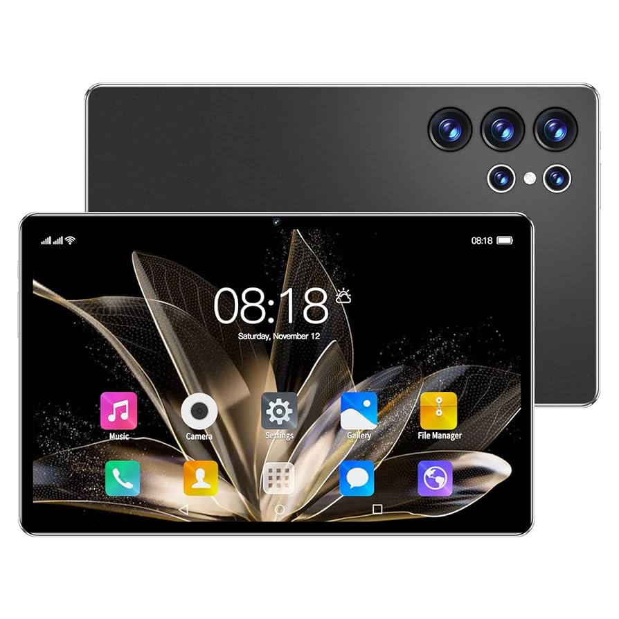 Tablette PC 10,1 pouces, 16 Go de mémoire, 512Go de stockage, cadeau idéal, ensemble clavier/étui