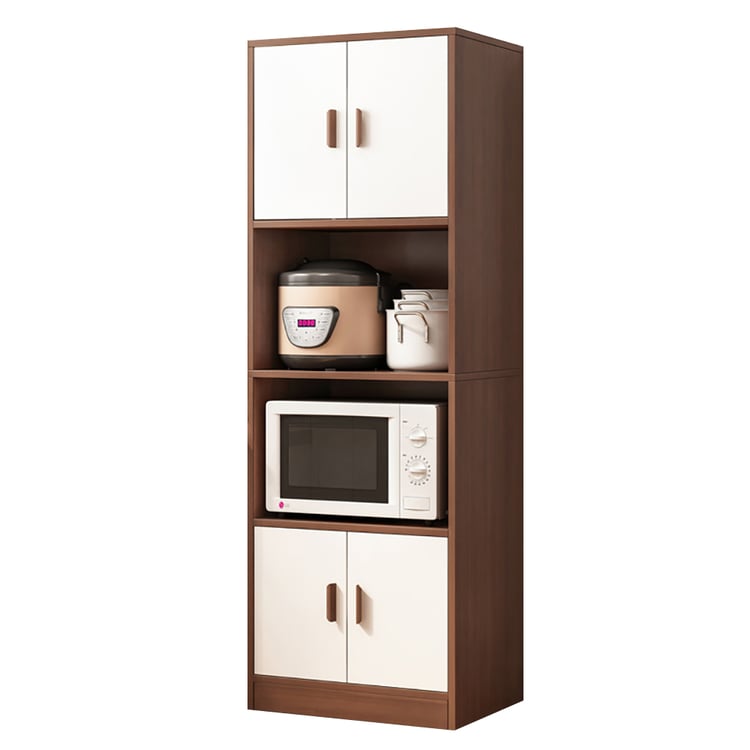 Armoire de cuisine multifonctionnelle à plusieurs étages, armoire de ferme, étagère pour micro-ondes