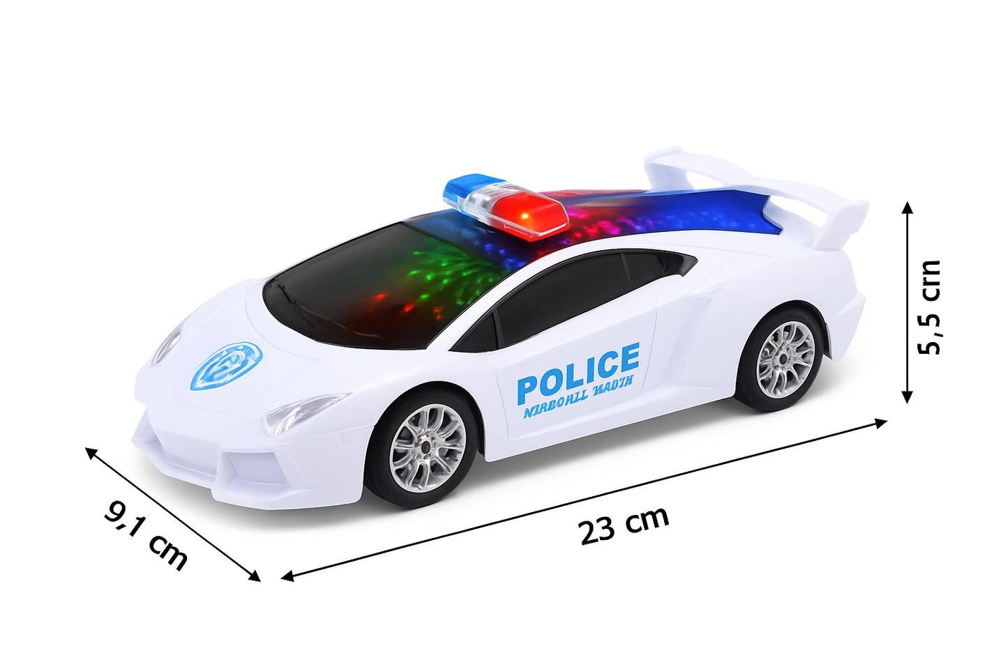 Voiture police gyrophare - jouet