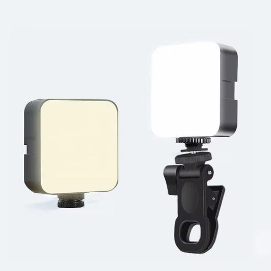 Mini ring light rechargeable prend en charge piles